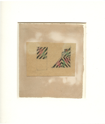 Ермолаева Вера Михайловна. Эскиз оформления для фабрики «Ленжет»